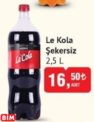 LE COLA LE KOLA ŞEKERSİZ